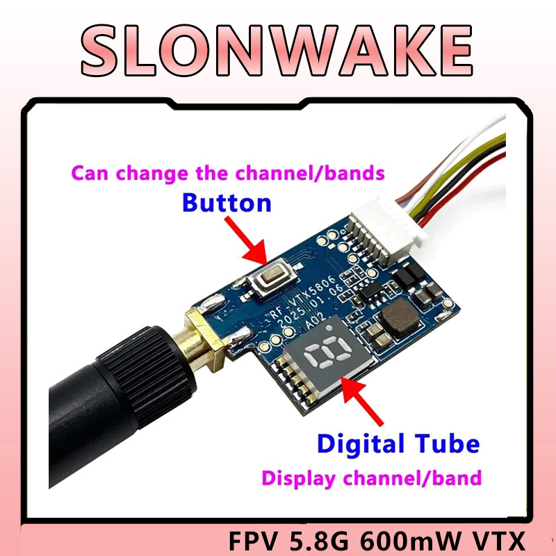 SLONWAKE 5,8G TS5823 PRO Mini  - Drone Racing Vtx reseña y precio