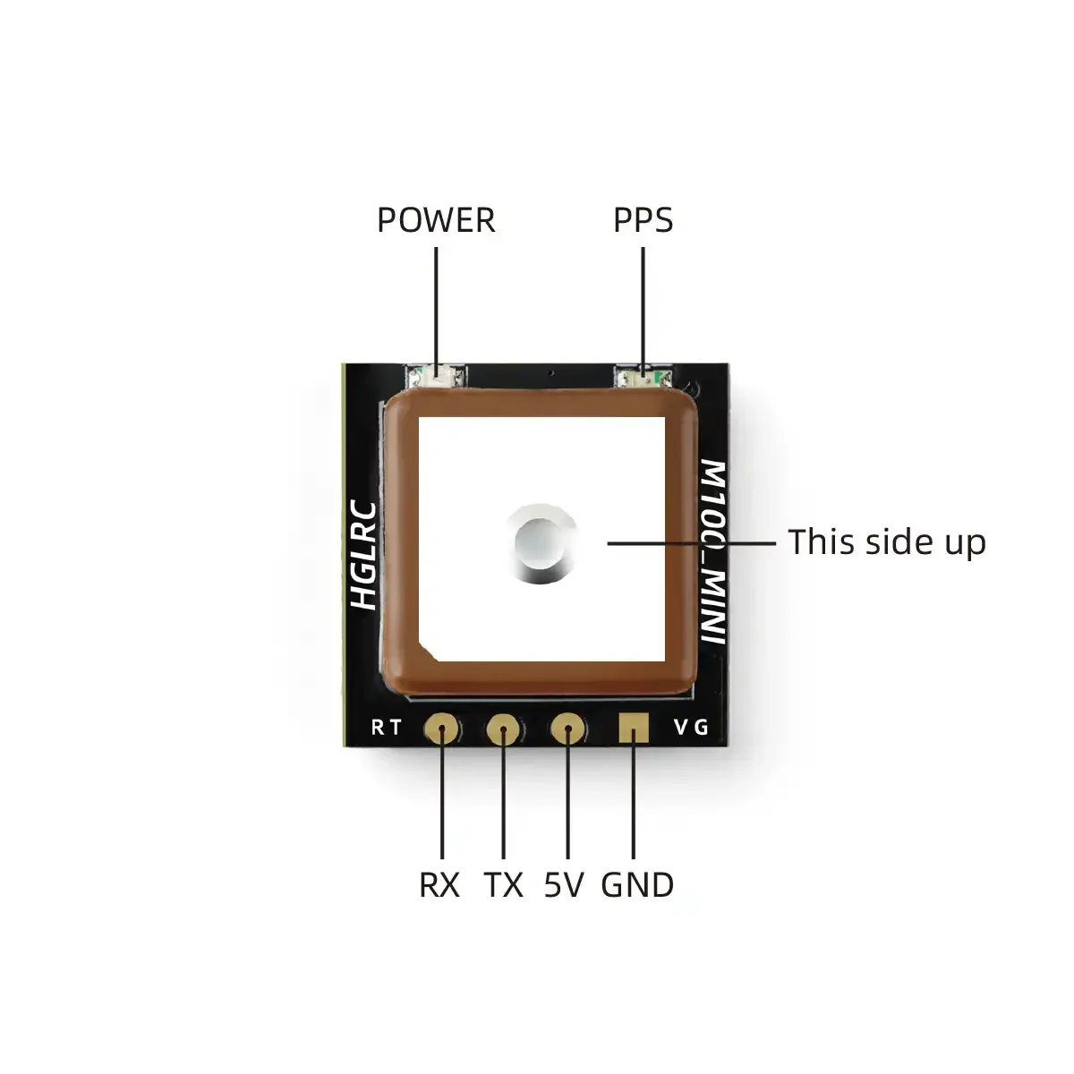 Módulo GPS HGLRC M100 MINI M10 - Drone Racing Antenna reseña y precio