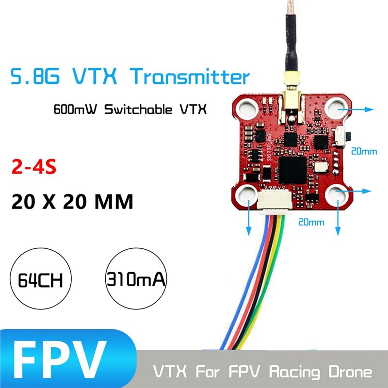 Módulo de transmisión de señal - Drone Racing Vtx reseña y precio